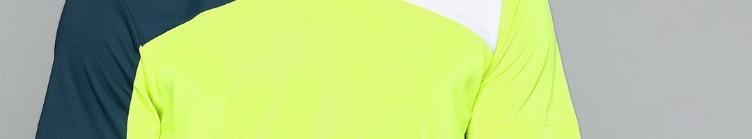 Buy HRX By Hrithik Roshan Running Men Neon Lime Rapid Dry Colourblocked ...