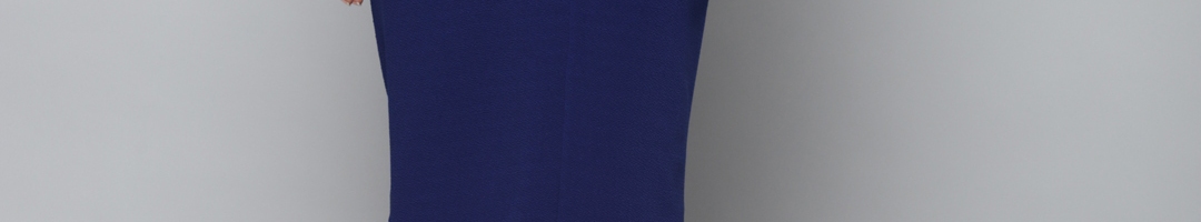 Buy SASSAFRAS Women Blue Twisted Midi Skirt - Skirts for Women 15301324 ...