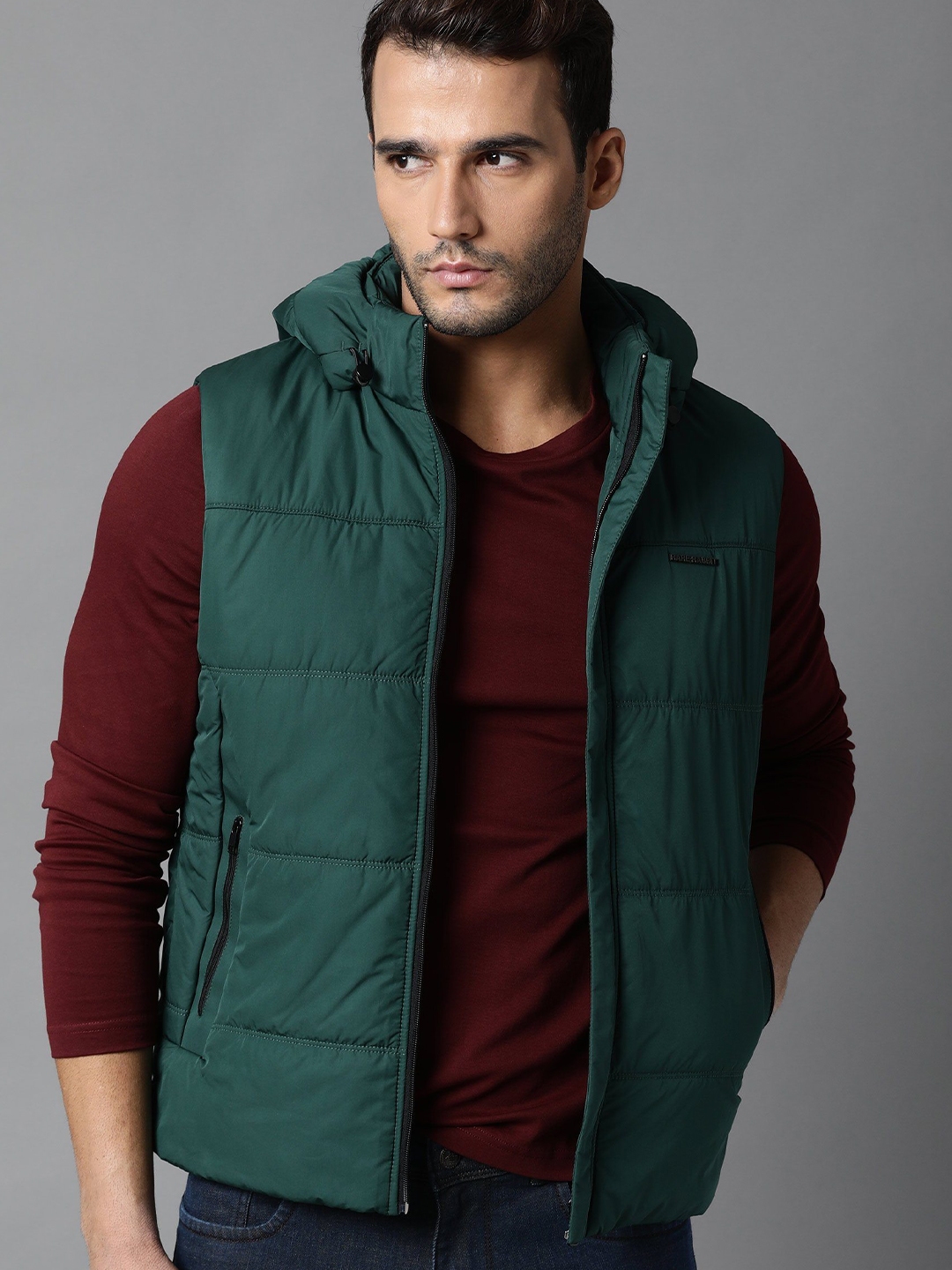 Buy RARE RABBIT Men Green Insulator Padded Jacket - Jackets for Men 15304372 | Myntra
