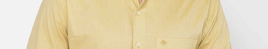 Buy COBB Men Yellow Opaque Formal Shirt - Shirts for Men 15305876 | Myntra