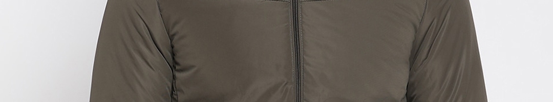 Buy METTLE Men Olive Green Padded Jacket - Jackets for Men 15306244 ...
