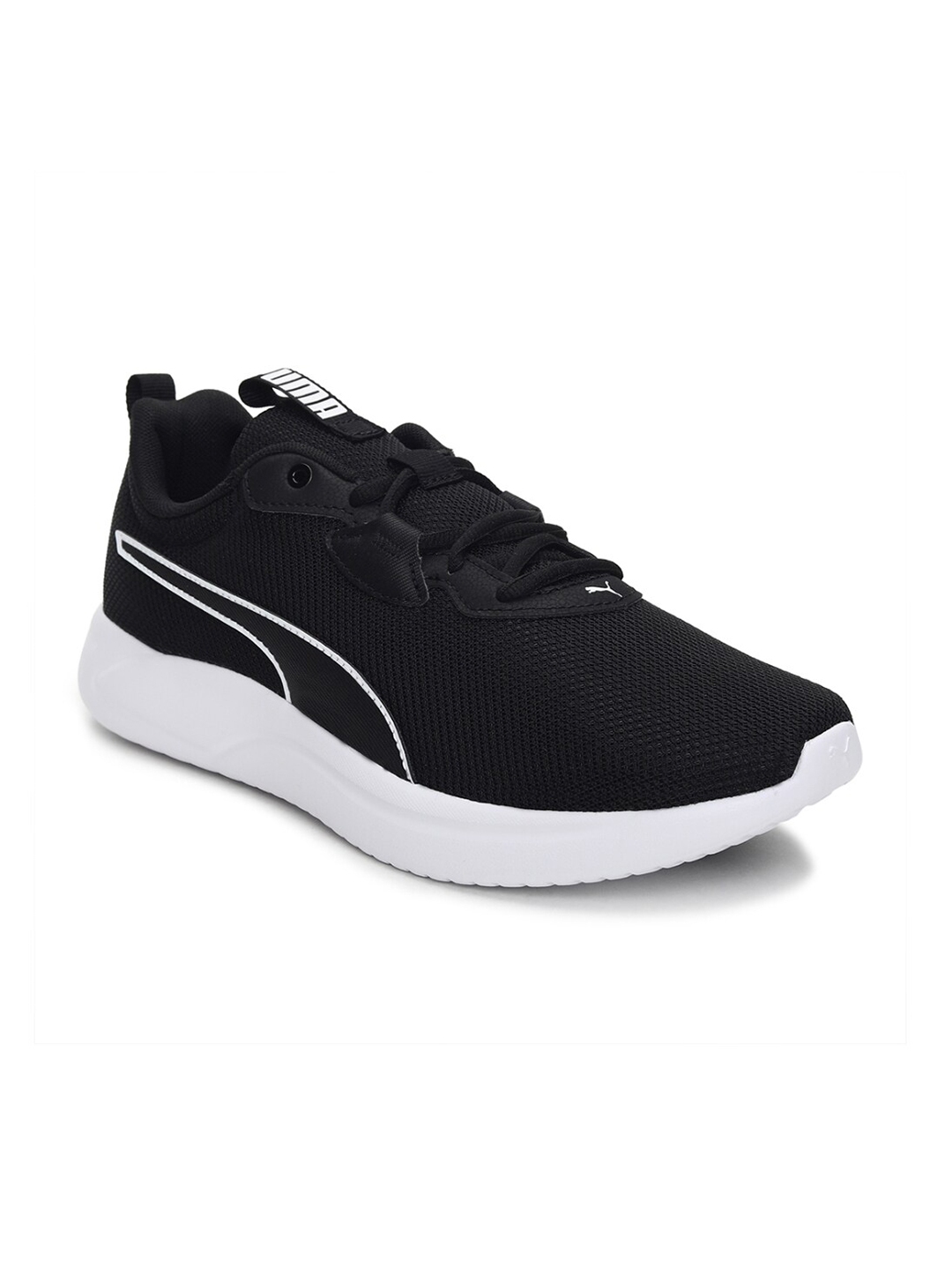 Buy Puma Men Black Mesh Running Shoes - Sports Shoes for Men 15312404 ...