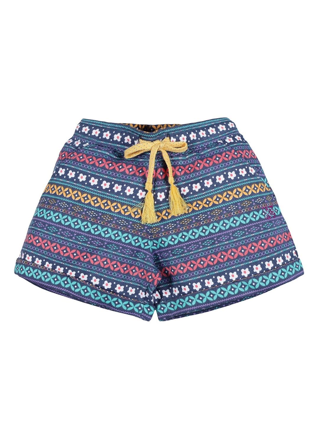Buy PLUM TREE Girls Blue Printed Regular Shorts - Shorts for Girls ...