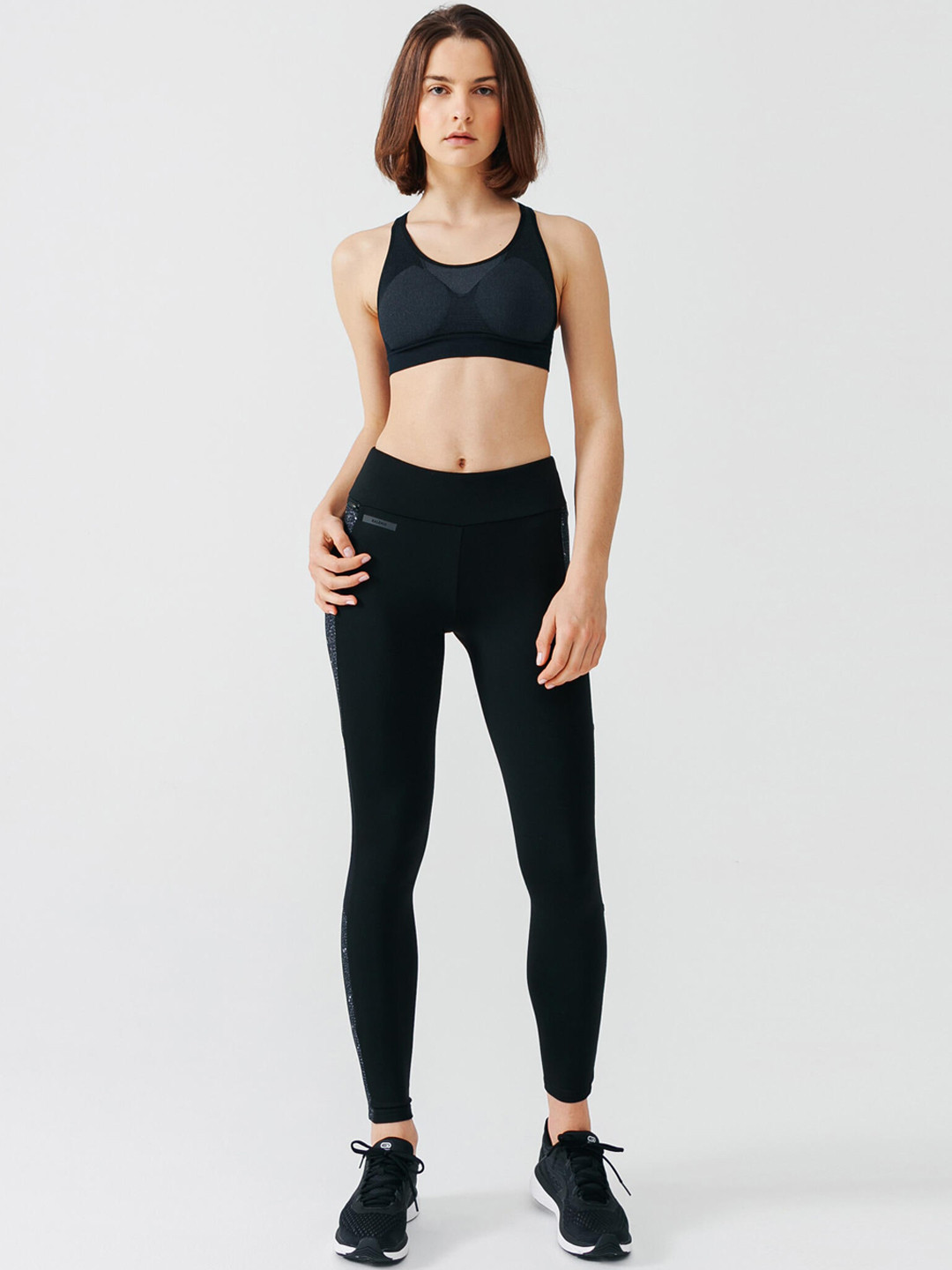 Buy Kalenji By Decathlon Run Warm+ Women Black Running Warm Tights