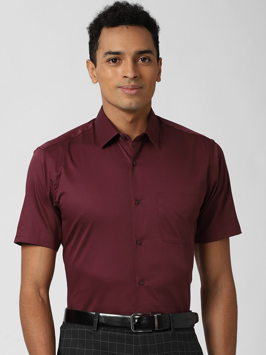 Buy Peter England Men Maroon Opaque Casual Shirt Shirts for Men 15342874 Myntra