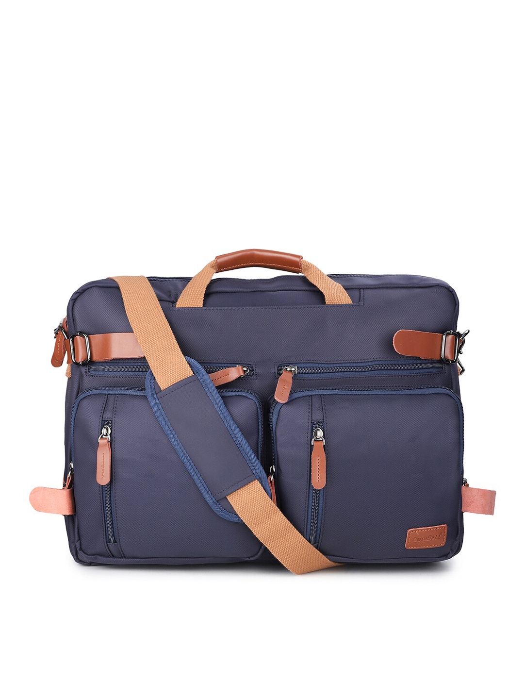 Buy CoolBELL Unisex Blue & Brown Convertible Laptop Bag Laptop Bag for Unisex 15347060 Myntra