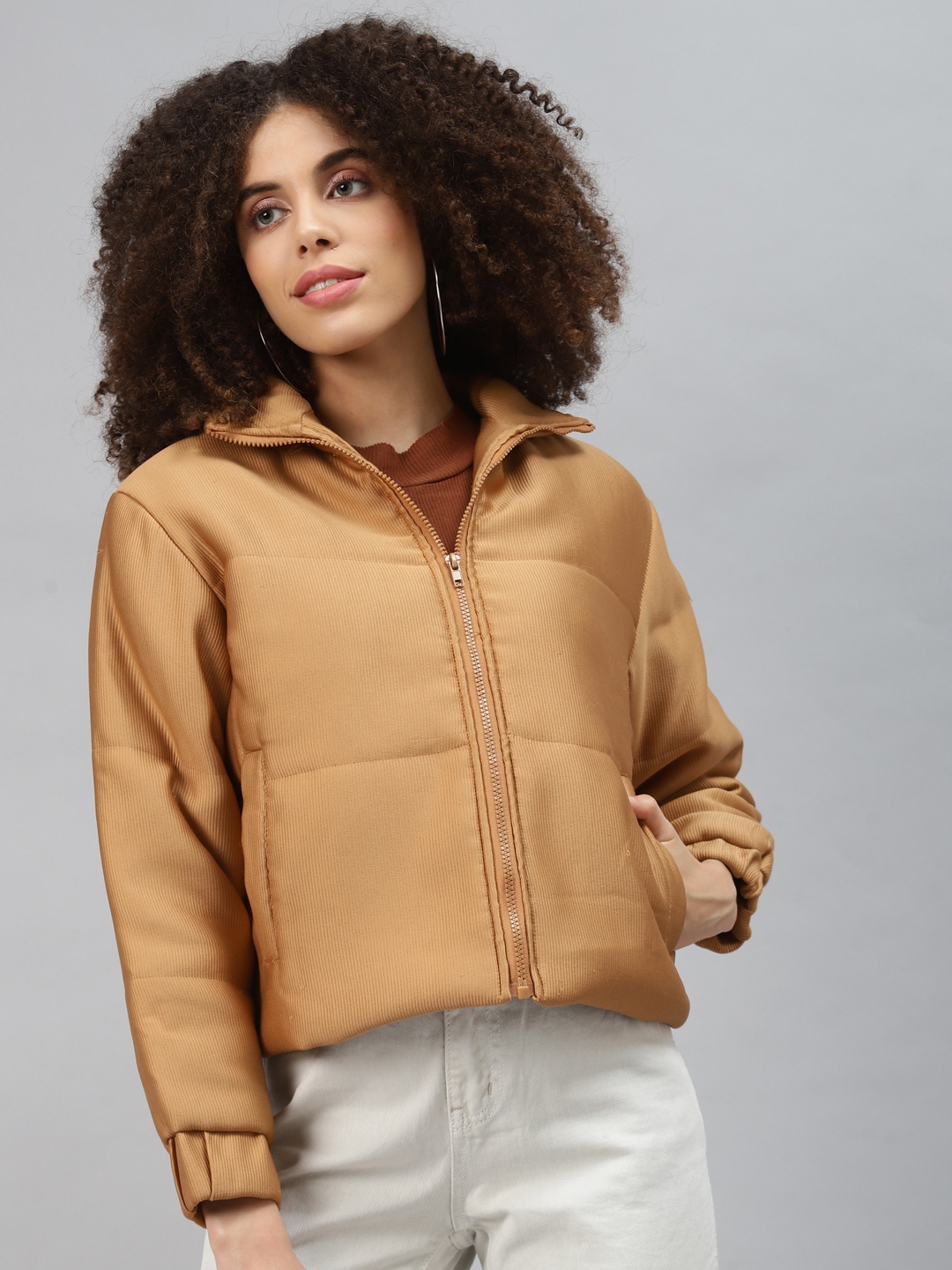 Buy PlusS Women Tan Tailored Jacket Jackets for Women 15348282 Myntra
