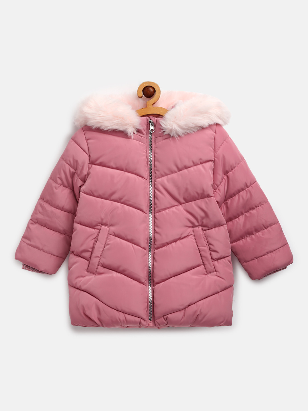 Buy Marks & Spencer Girls Pink Puffer Jacket Jackets for Girls