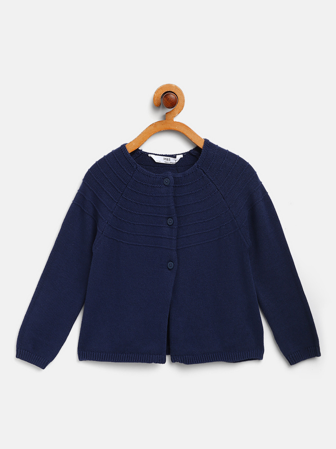 Buy Marks & Spencer Girls Navy Blue Cardigan Sweaters for Girls