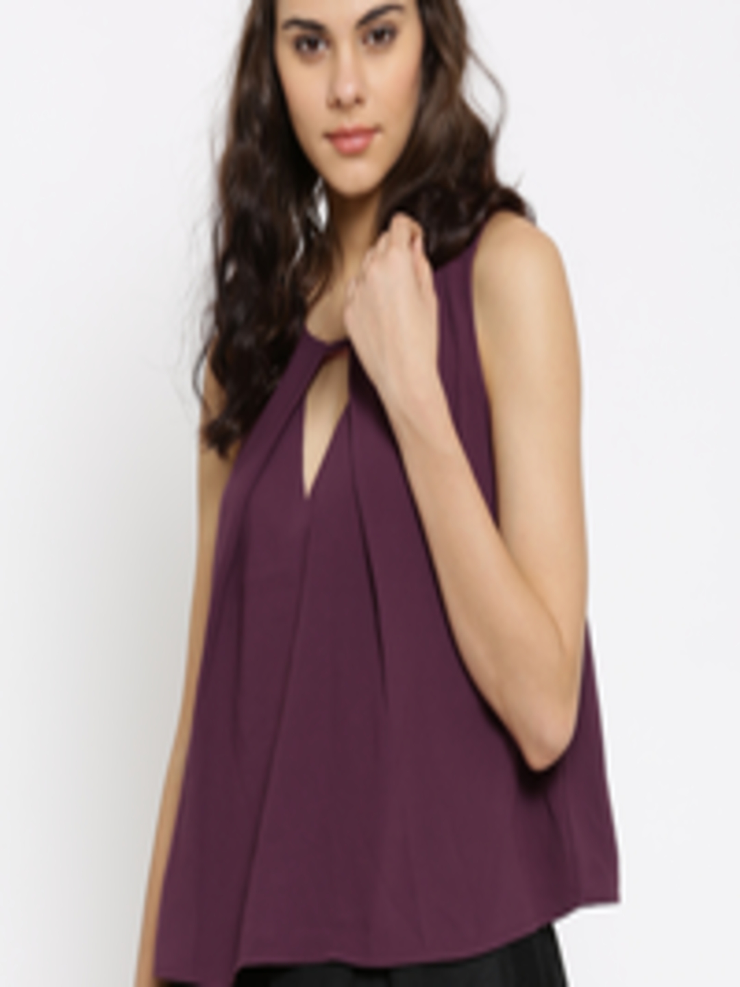 Buy FOREVER 21 Women Purple Solid Top - Tops for Women 1536365 | Myntra