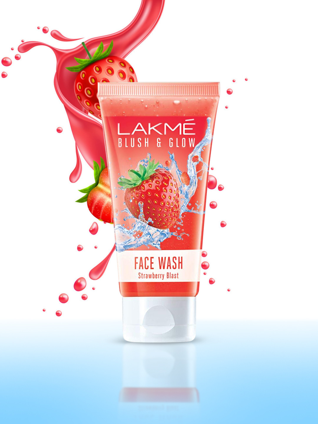 Buy Lakme Blush & Glow Strawberry Gel Face Wash With 100 Real