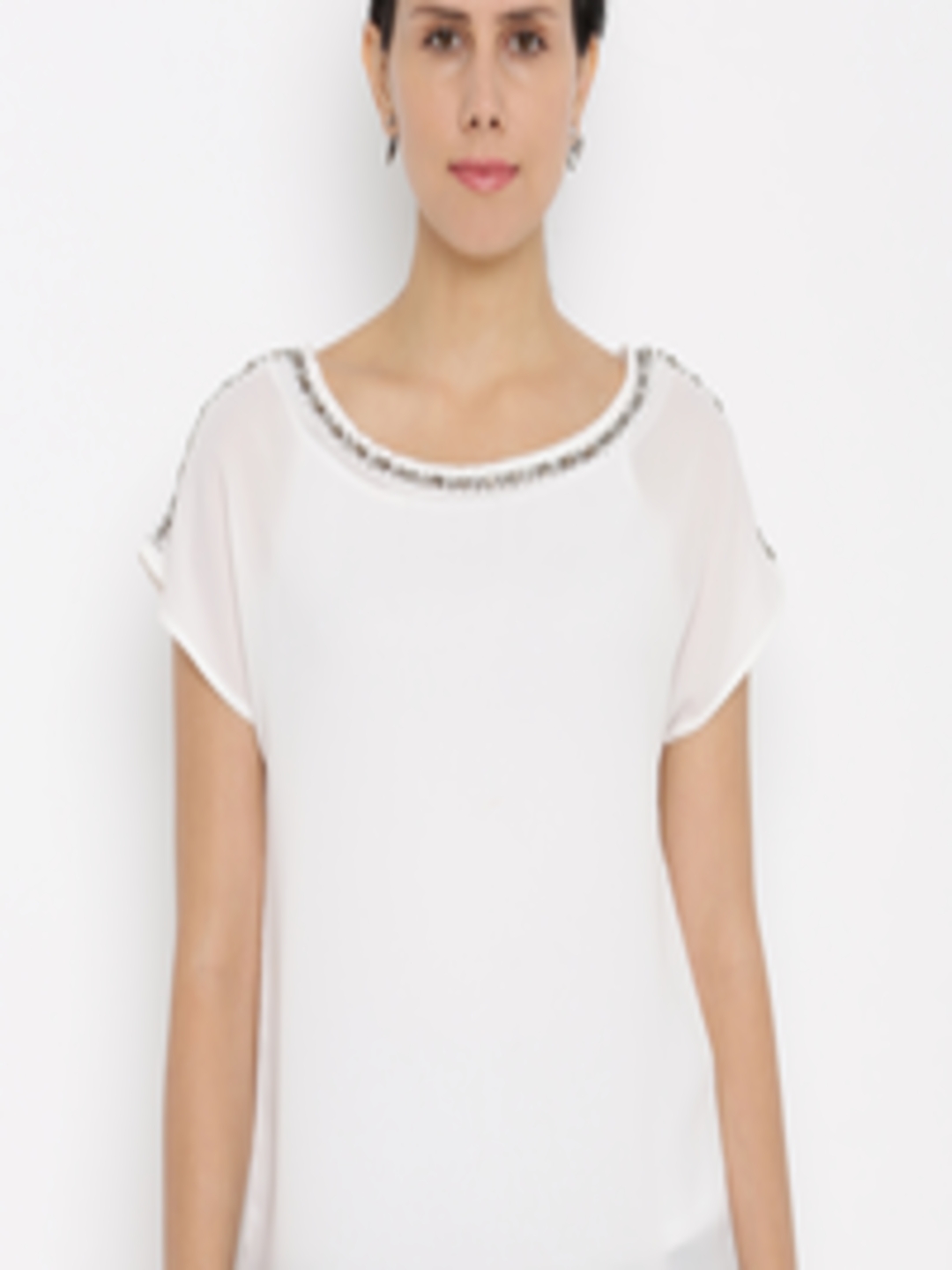 Buy Van Heusen Woman Women White Top - Tops for Women 1539350 | Myntra
