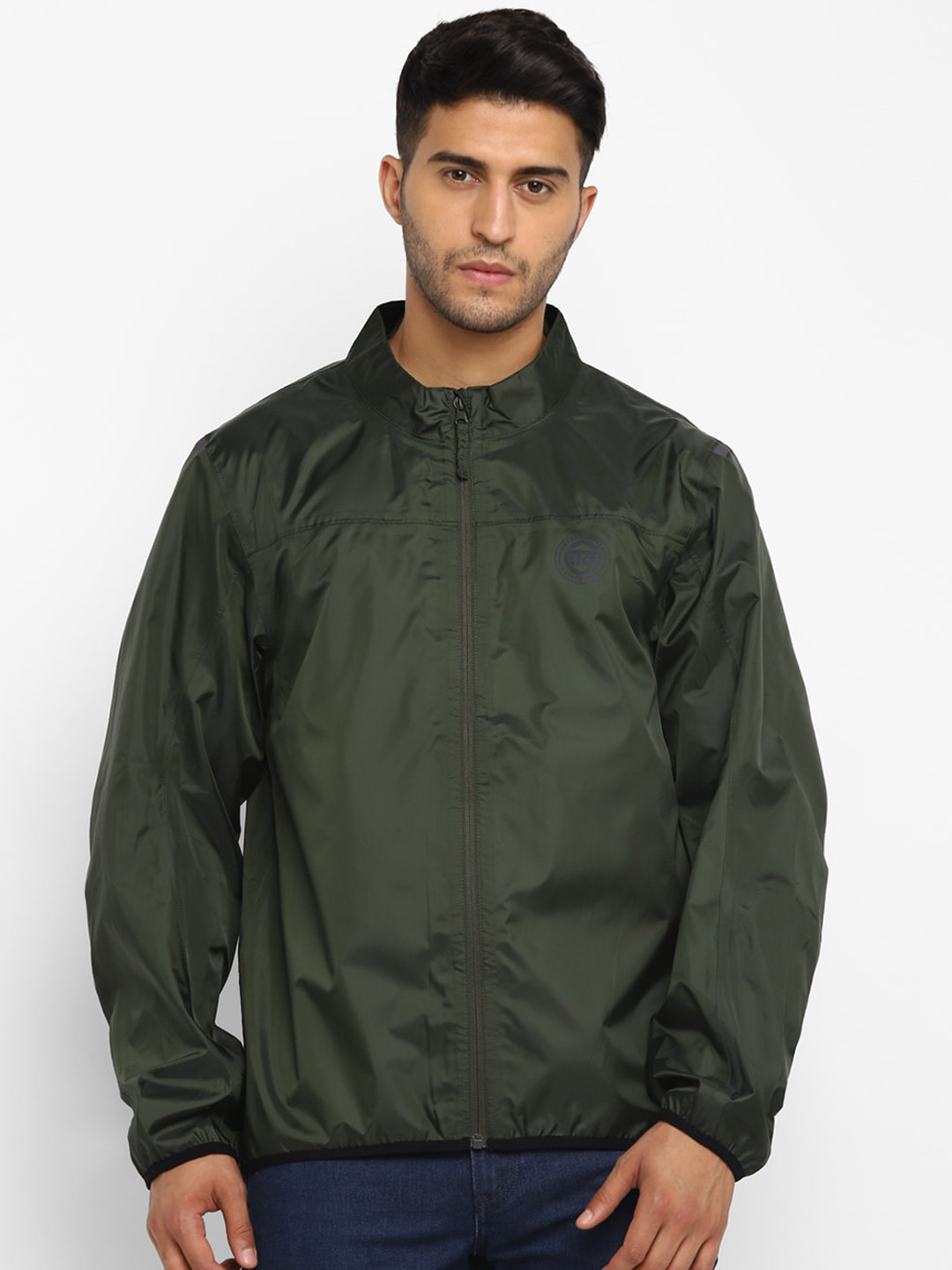 Buy Royal Enfield Men Olive Green Solid Rain Liner Jacket Rain Jacket