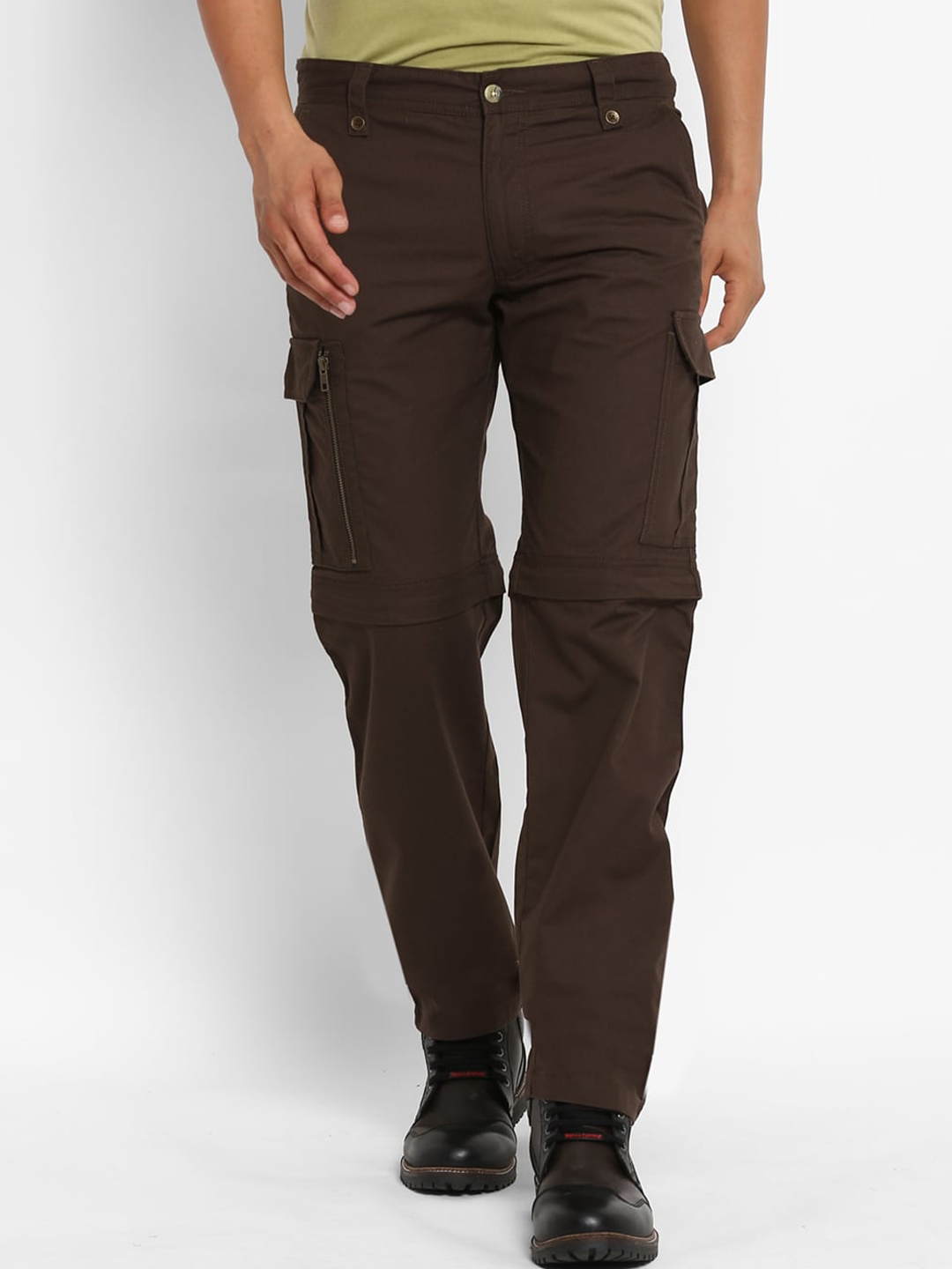 brown cargos men