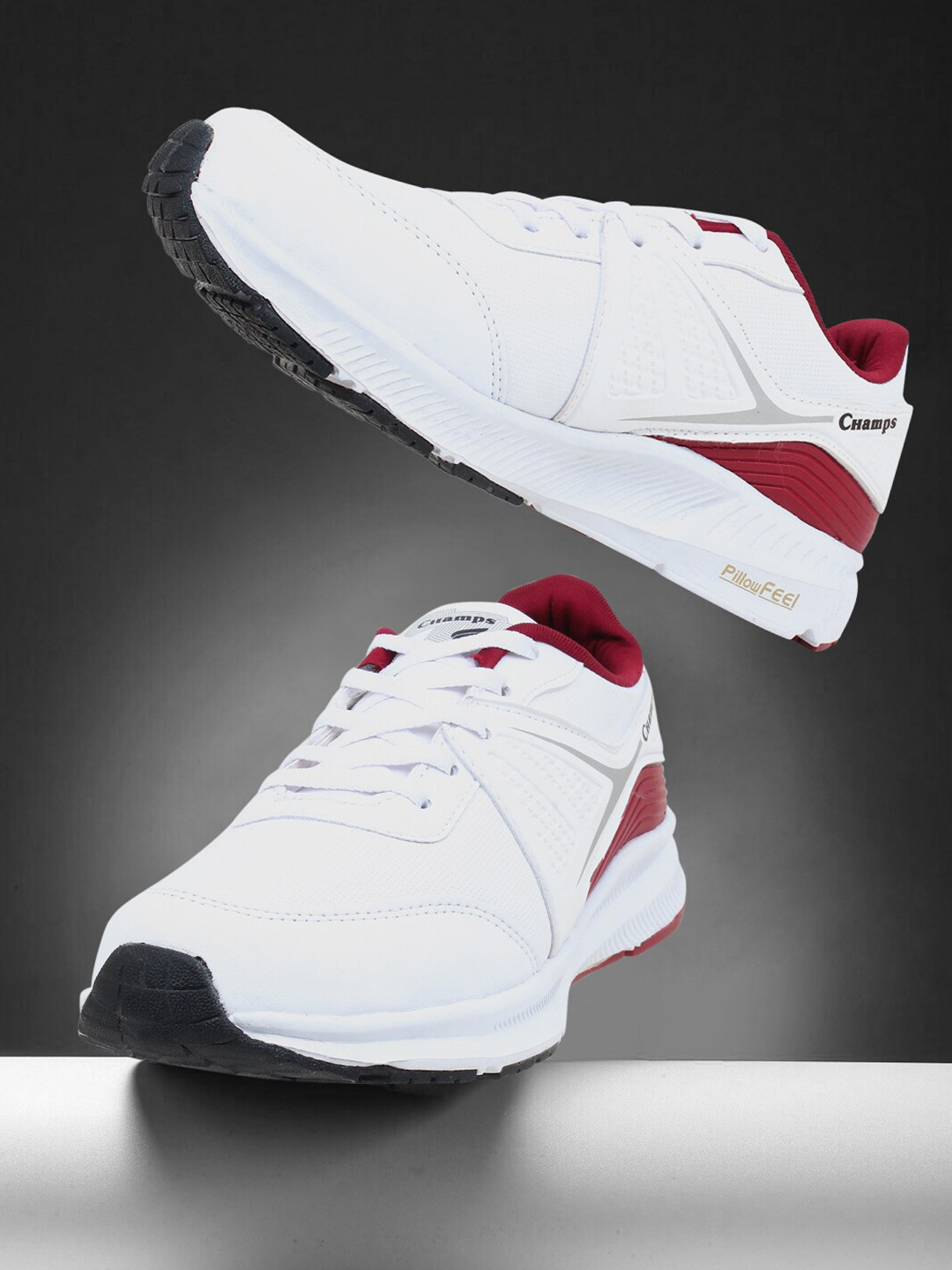 Buy Champs Men White Running Sports Shoes Sports Shoes for Men