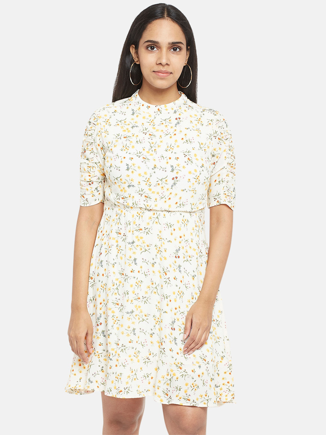 Buy Honey By Pantaloons White Floral Dress Dresses for Women 15412356