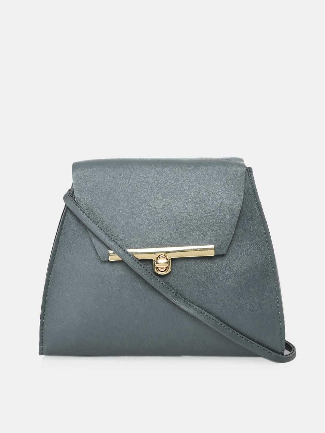 Buy Kastner Grey Structured Sling Bag Handbags for Women 15416674