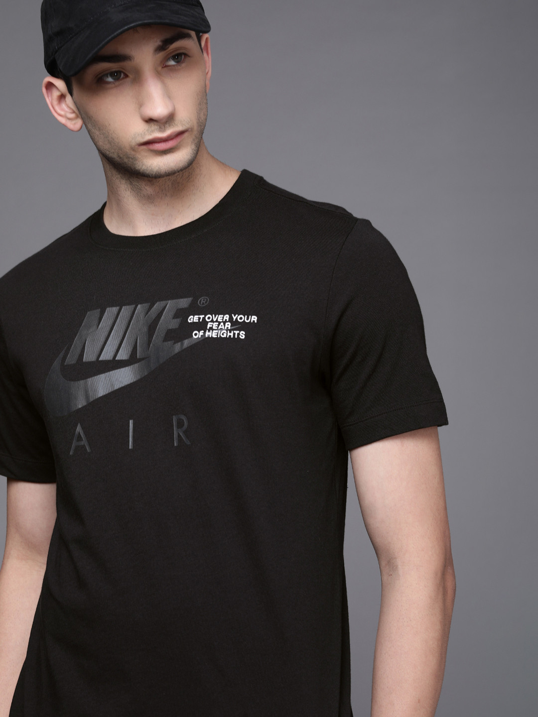 mens nike logo t shirt