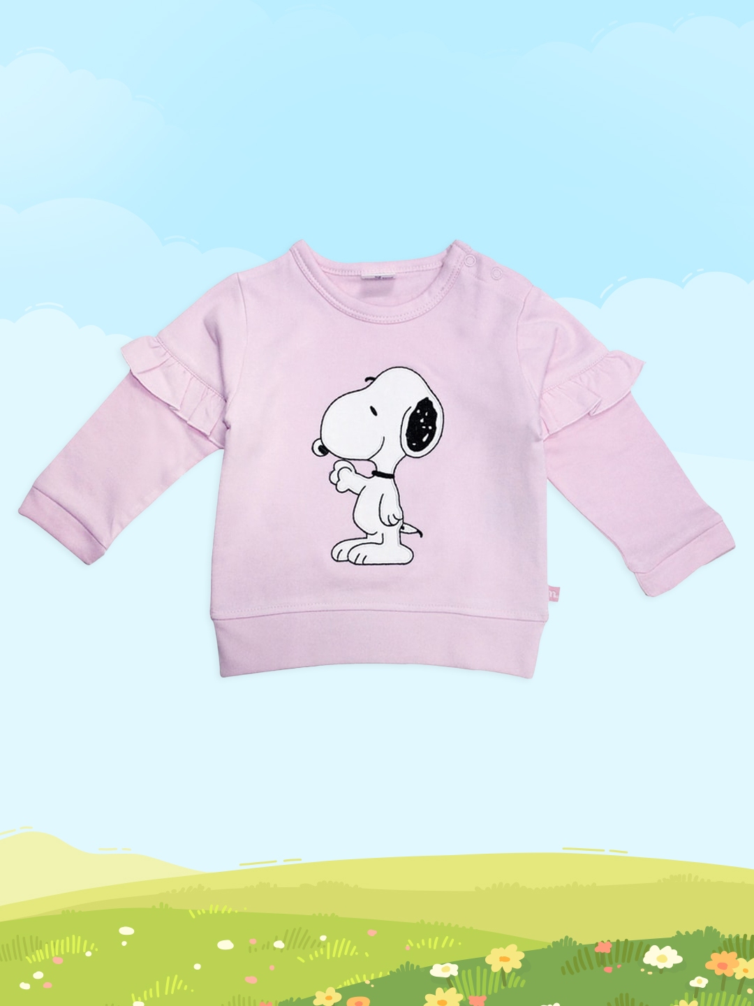 Pink snoopy sweatshirt