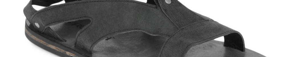 Buy Ruosh Men Black Casual Sandals - Sandals for Men 154280 | Myntra