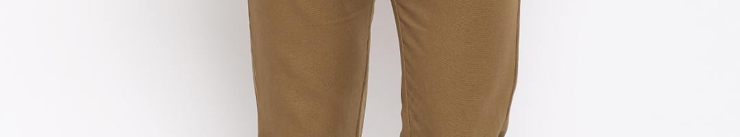 Buy Allen Solly Men Brown Solid Chinos - Trousers for Men 1544257 | Myntra
