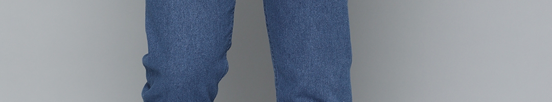 Buy Harvard Men Blue Solid Slim Fit Stretchable Jeans - Jeans for Men ...