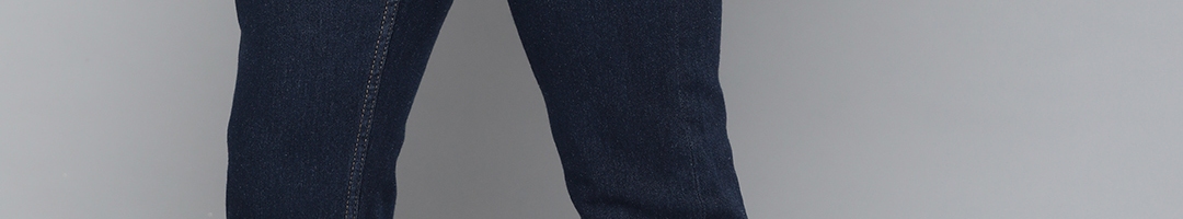 Buy Harvard Men Navy Blue Slim Fit Stretchable Jeans - Jeans for Men ...