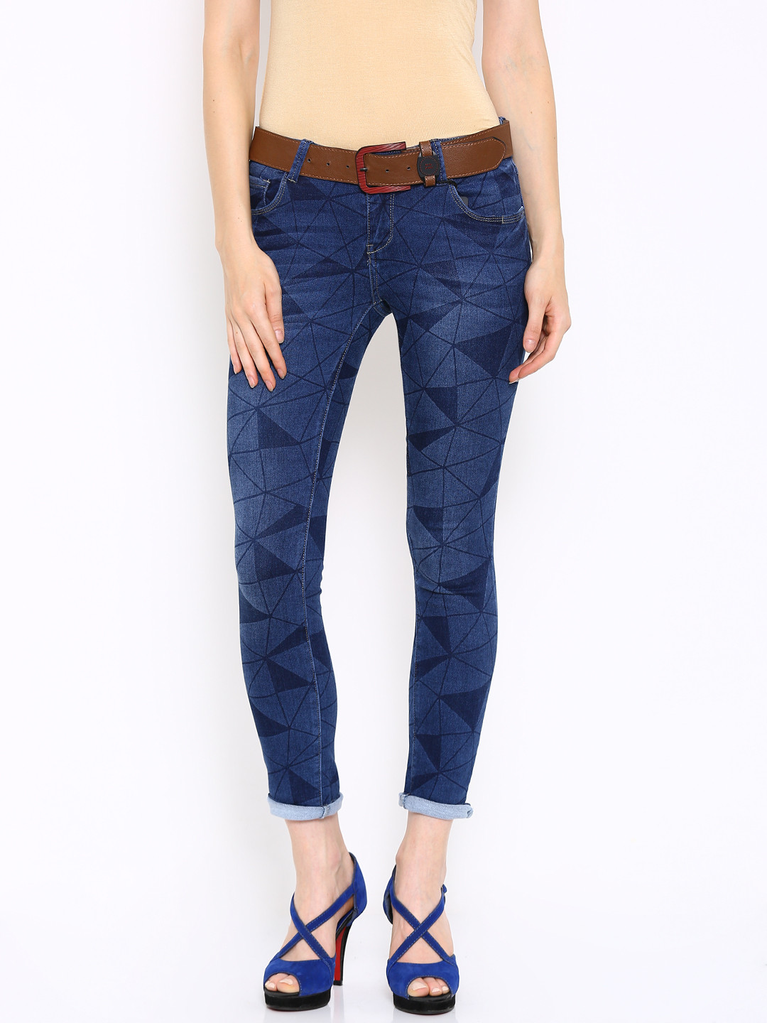 Buy Deal Jeans Women Blue Slim Fit Mid Rise Clean Look Jeans Jeans