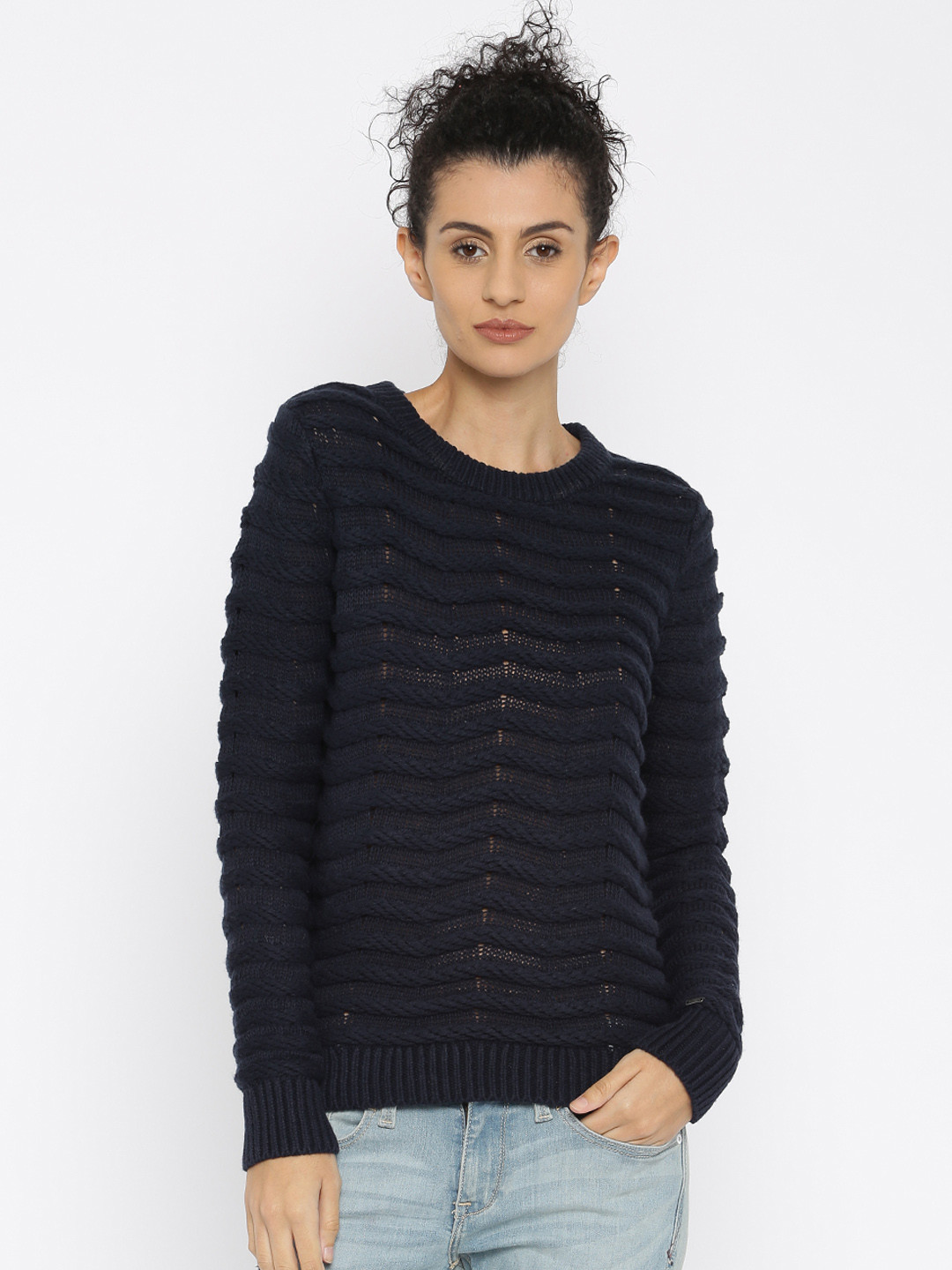 tommy hilfiger sweater navy blue
