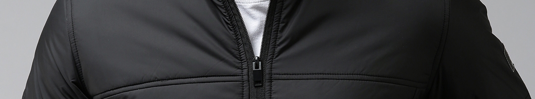 Buy SPYKAR Men Black Solid Insulator Padded Jacket - Jackets for Men ...