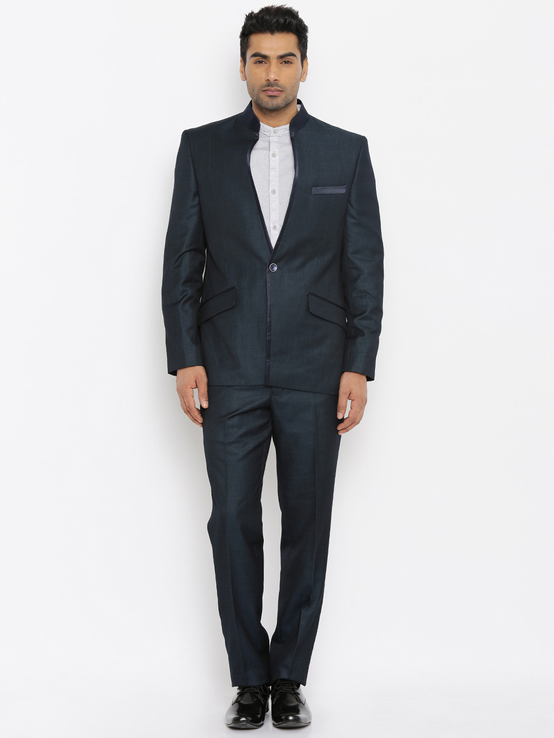 Buy Raymond Navy Single Breasted Suit Suits for Men 1546879 Myntra
