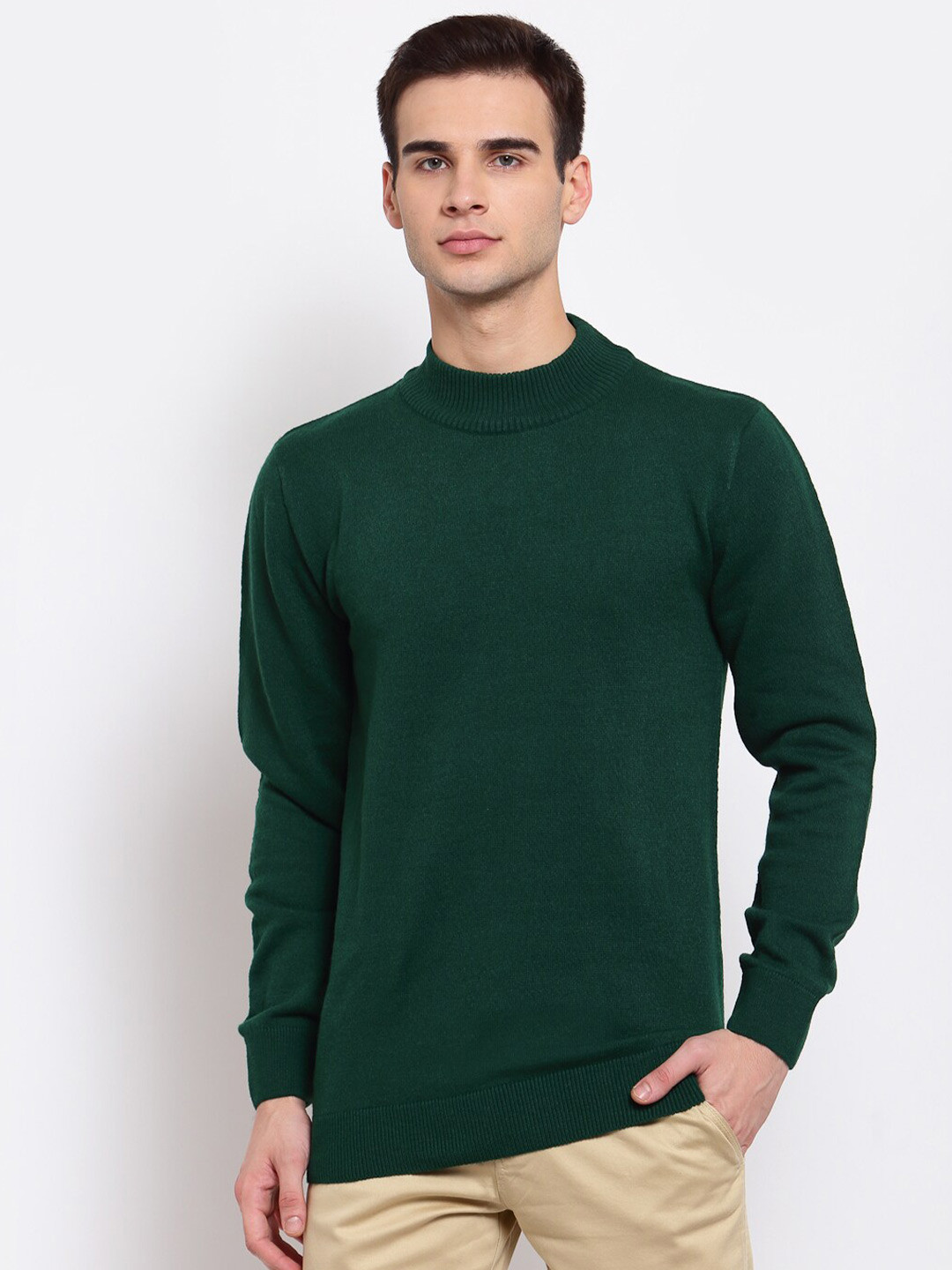 Buy Style Quotient Men Green Pullover Sweaters for Men 15469546 Myntra