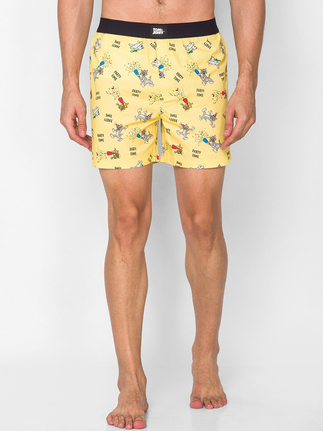 Buy Smugglerz Men Yellow Tom & Jerry Boxer Boxers for Men 15469840