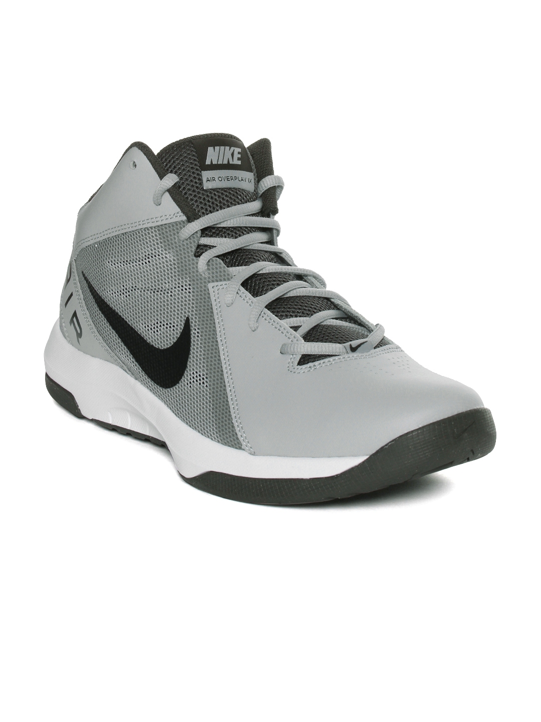 Buy Nike Men White & Grey The Air Overplay IX Basketball Shoes - Sports ...