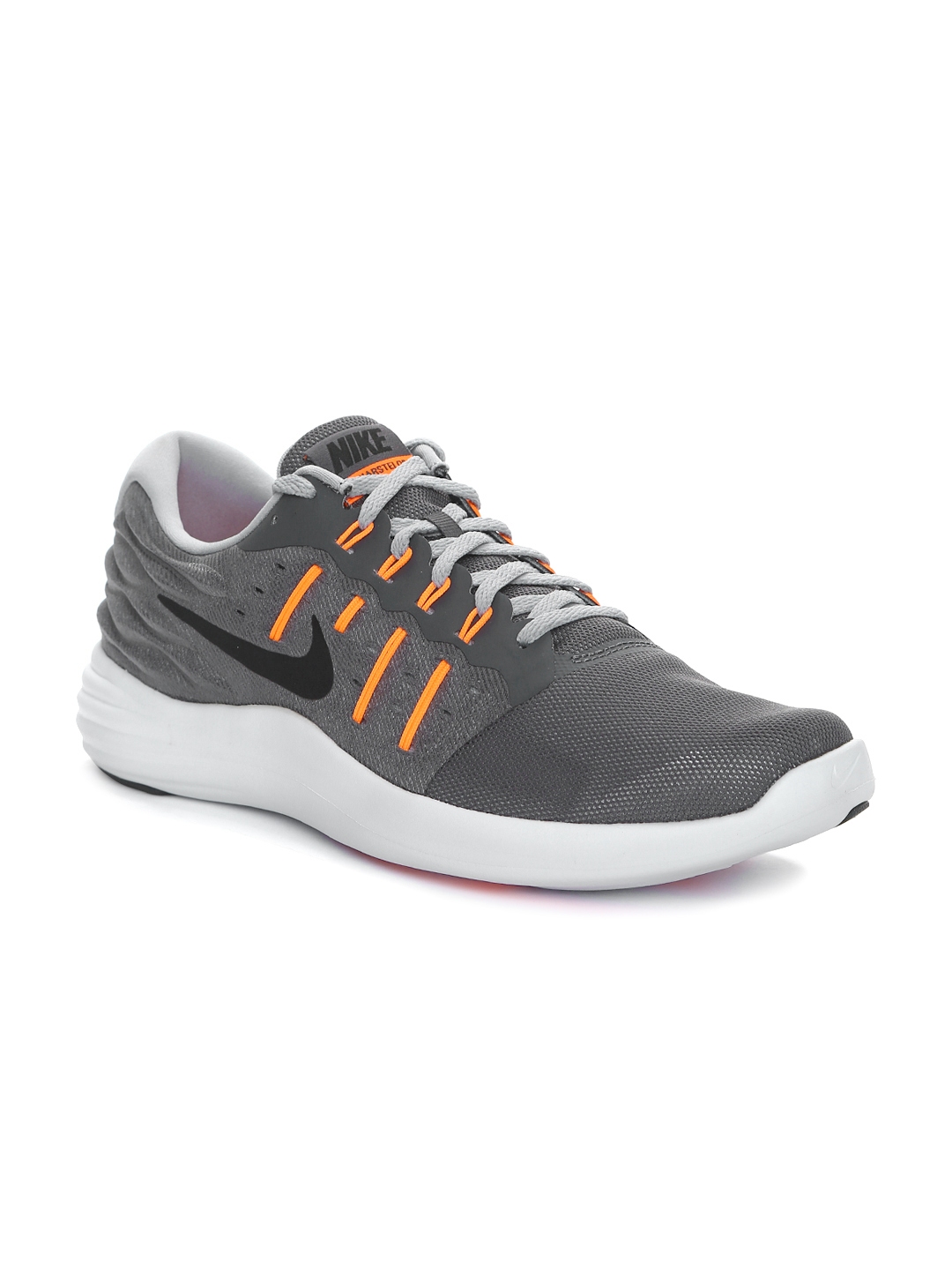 Buy Nike Men Grey LunarStelos Running Shoes - Sports Shoes for Men ...