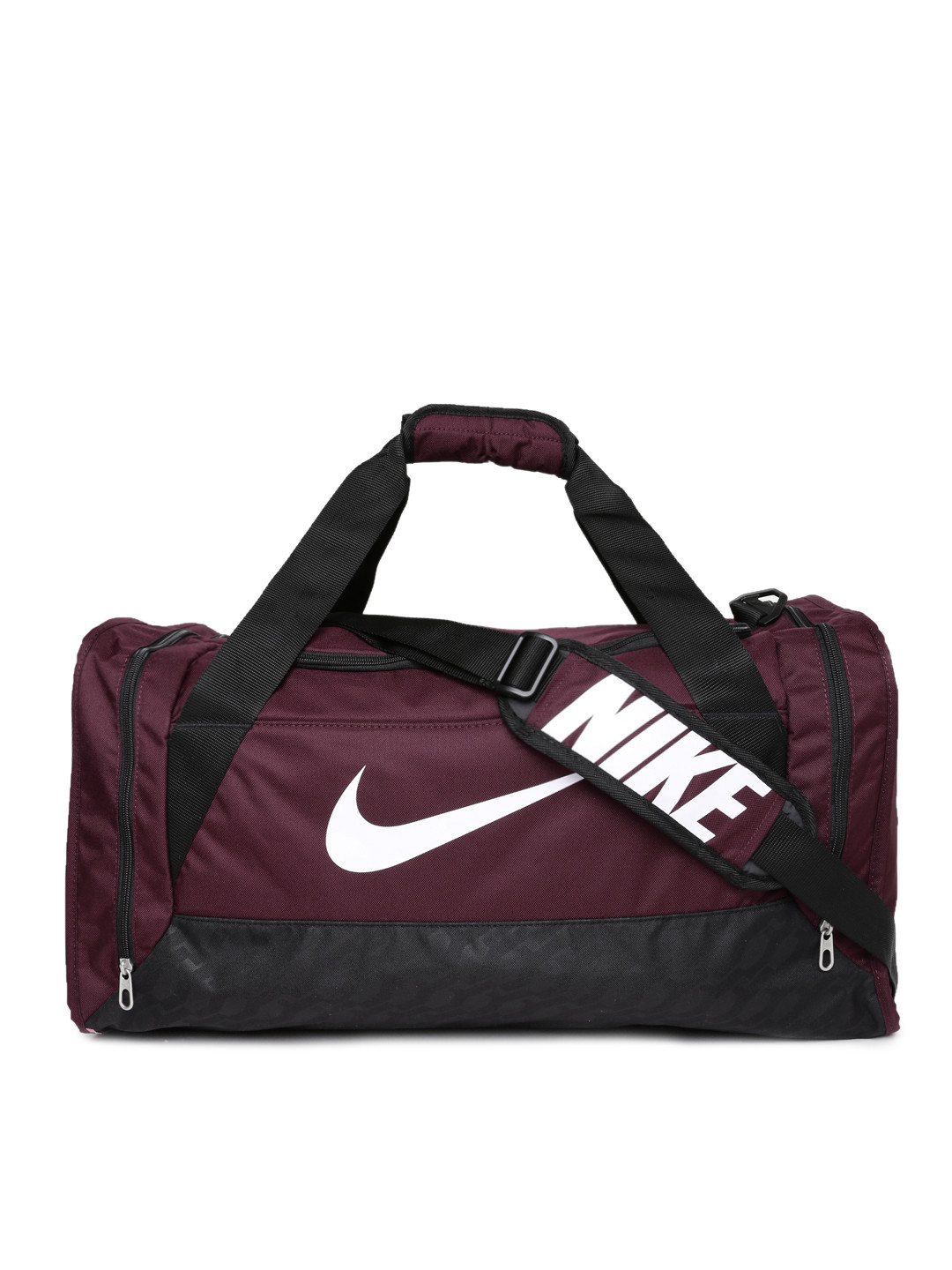 Buy Nike Unisex Maroon Medium Brasilia 6 Duffel Bag Duffel Bag for
