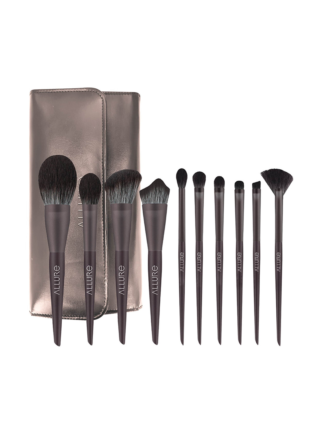 Buy ALLURE Pack Of 10 Makeup Brush Set Face Brush for Women 15493688