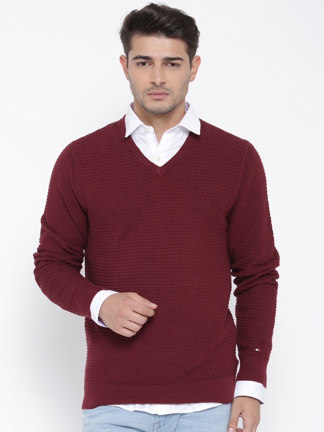 endless rose ruffle sleeve sweater