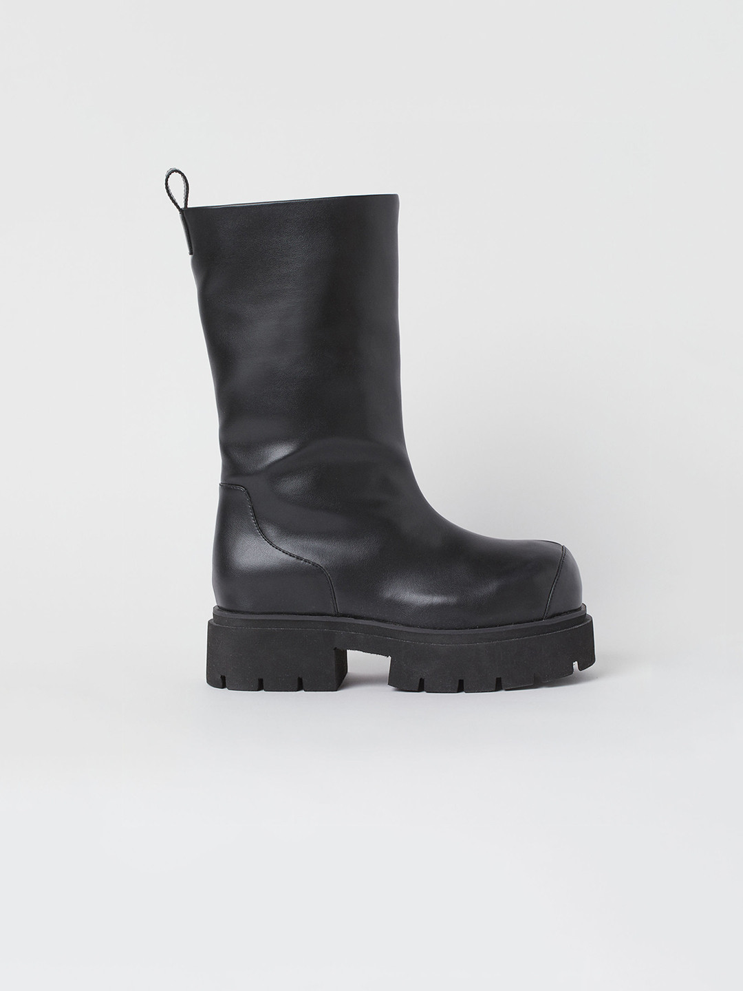 Buy H&M Womens Black Chunky Boots Boots for Women 15507758 Myntra