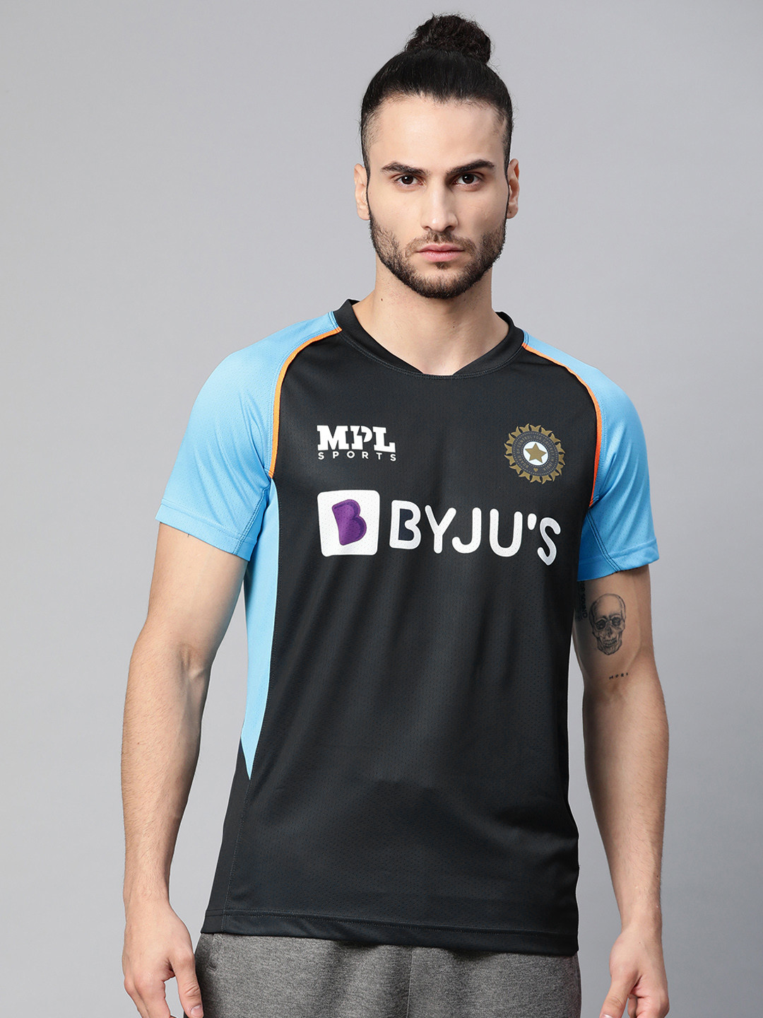 Buy MPL Sports Men Blue Official Team India Fan Training Jersey