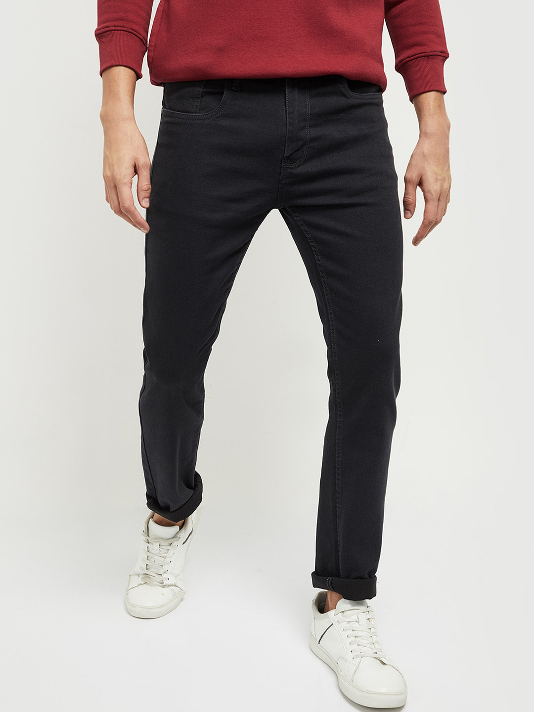 Buy Max Men Grey Slim Fit Stretchable Jeans Jeans for Men 15512528