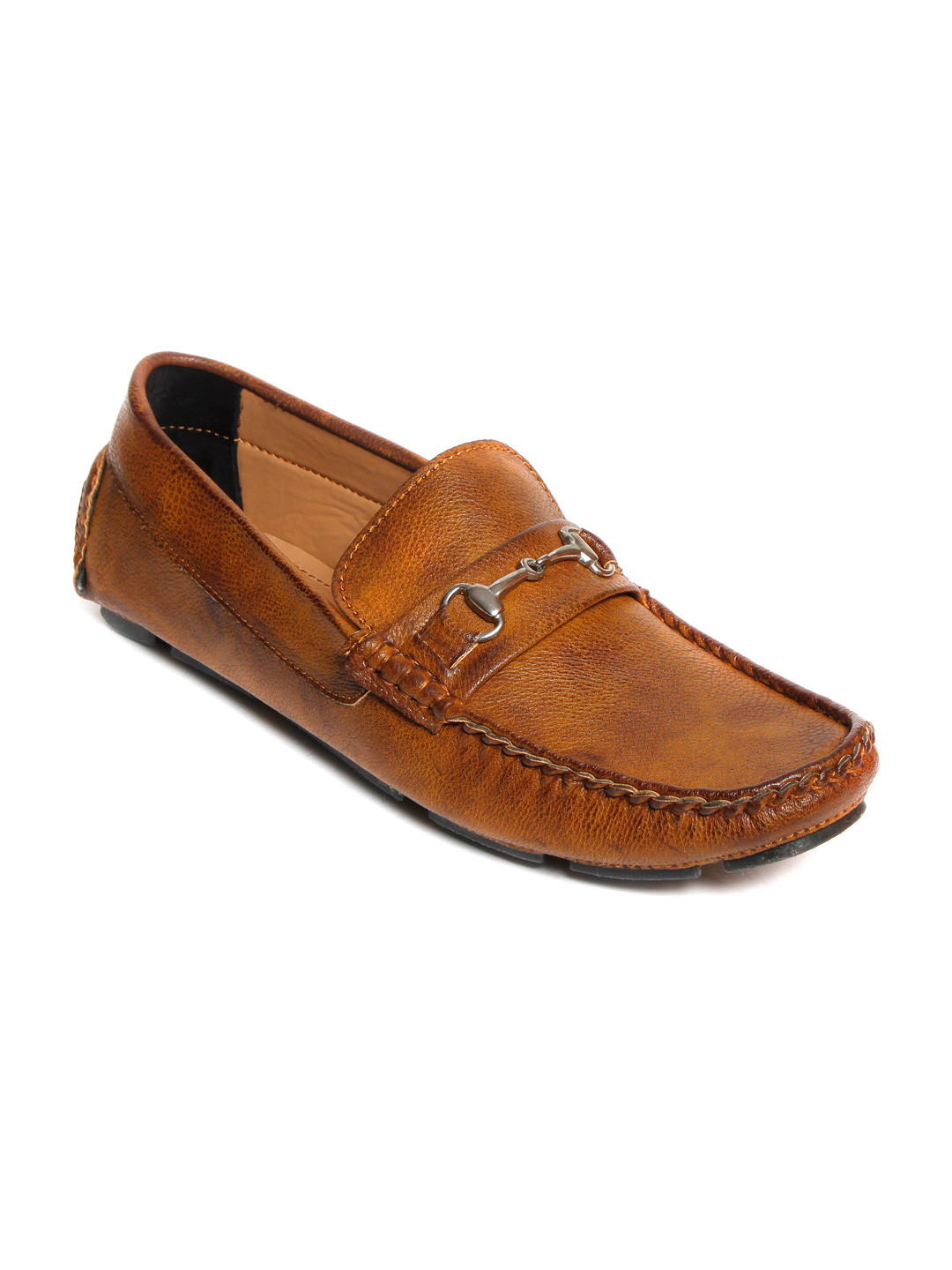 Buy Bacca Bucci Men Brown Solid Regular Loafers Casual