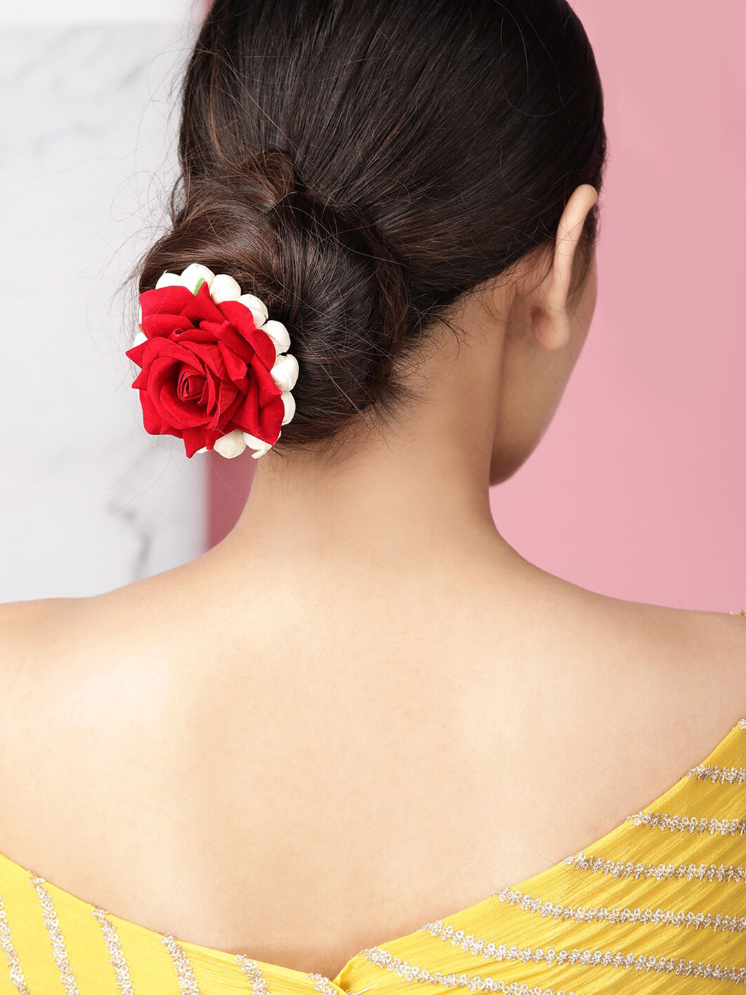 Buy Rubans Women Red Rose Hair Pin Hair Accessory for Women 15515676 Myntra