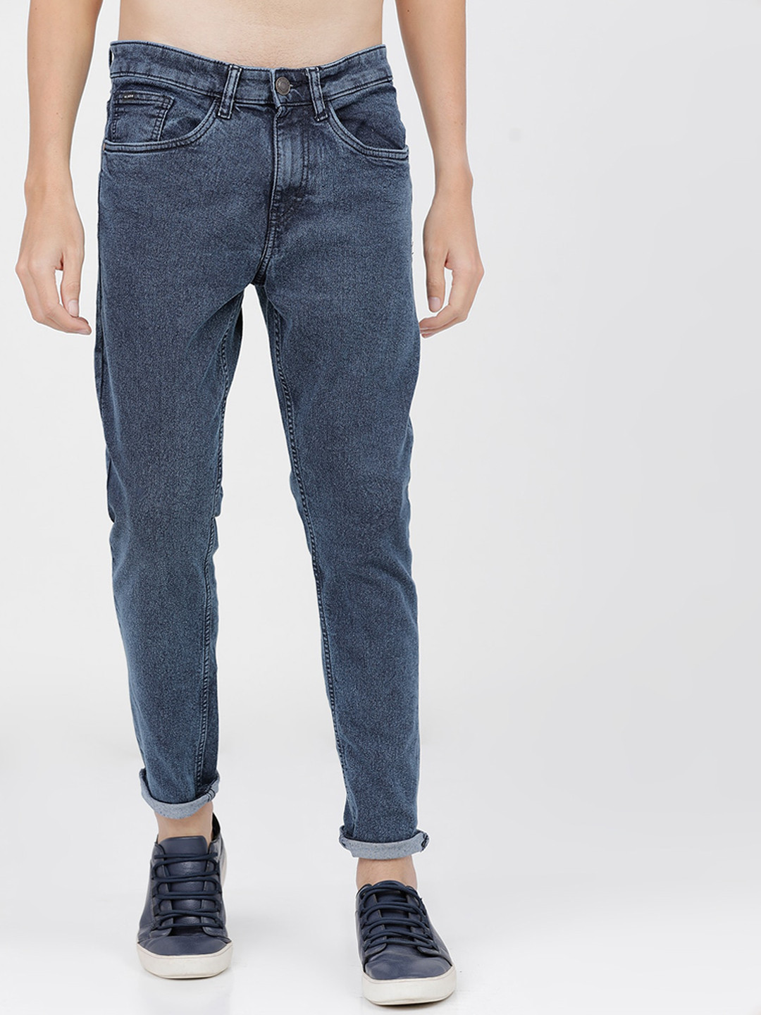 Buy HIGHLANDER Men Blue Tapered Fit Stretchable Jeans - Jeans for Men ...