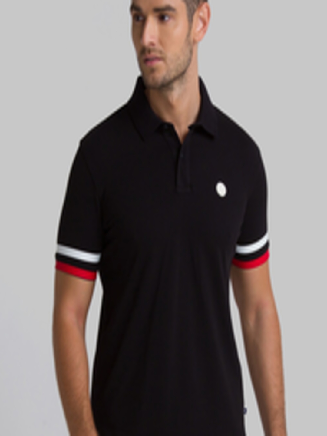 Buy Parx Men Black Polo Collar T Shirt - Tshirts for Men 15519094 | Myntra