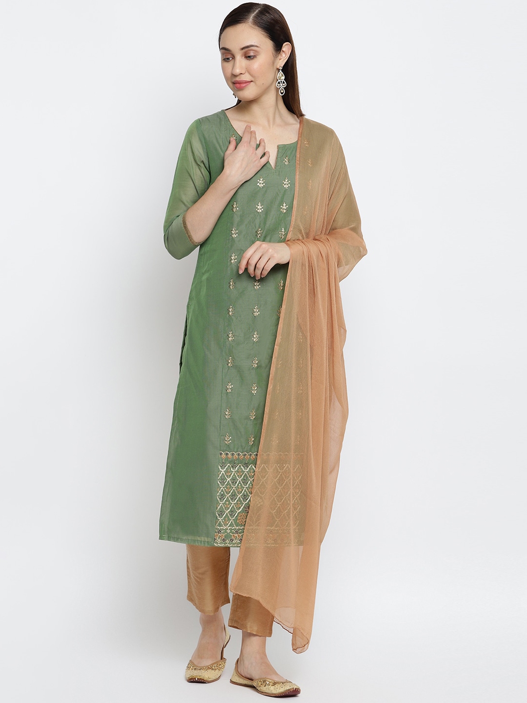 207f1696 f576 4815 9e6d 3ced025842bd1632012207924IMARAWomenGreenPanelledKurtiwithTrousersWithDupatta1.jpg