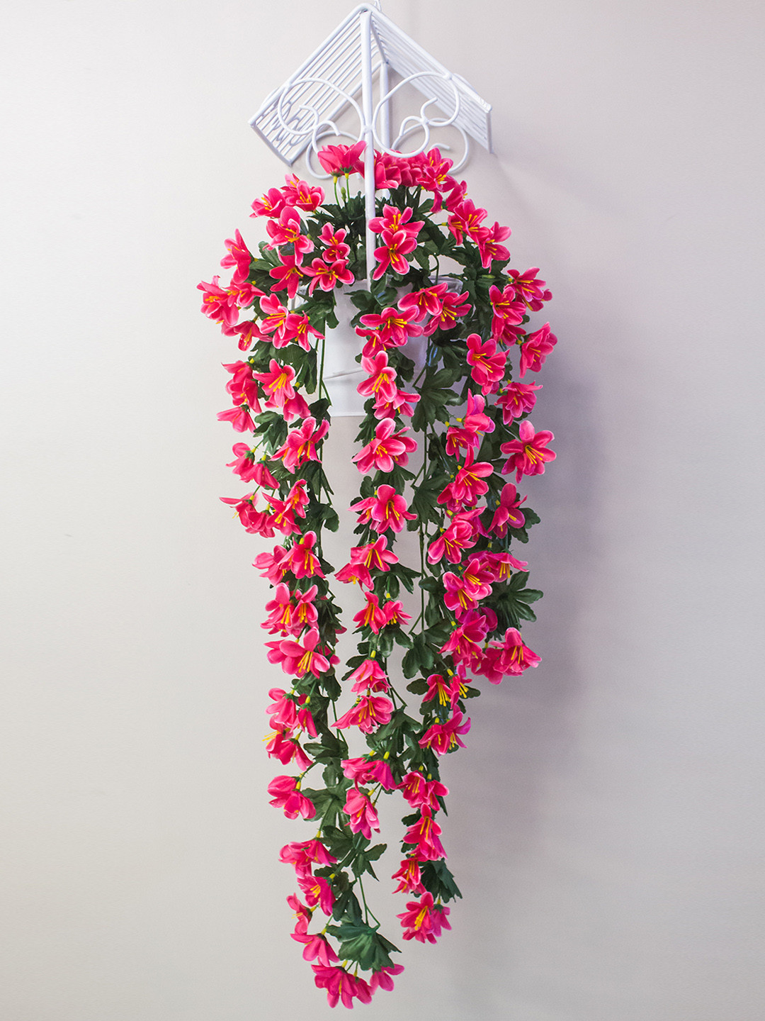Buy PolliNation Pink & Green Artificial Creeper Plant Artificial Flowers And Plants for Unisex