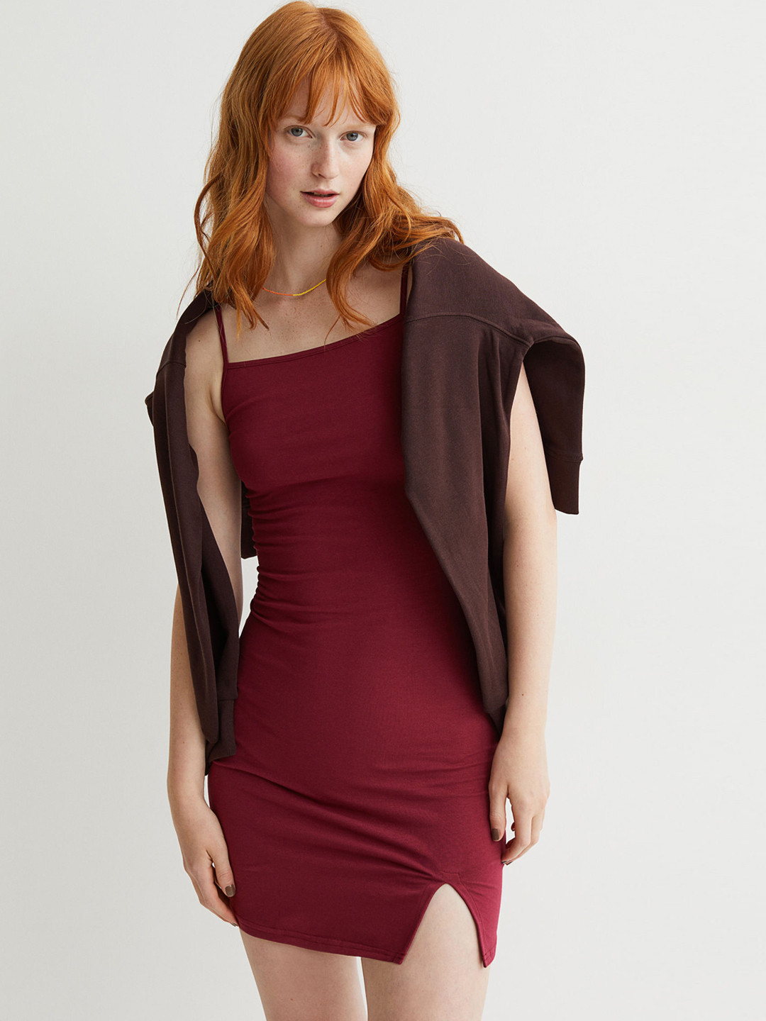 Buy H&M Women Red Mini Dress Dresses for Women 15530788 Myntra