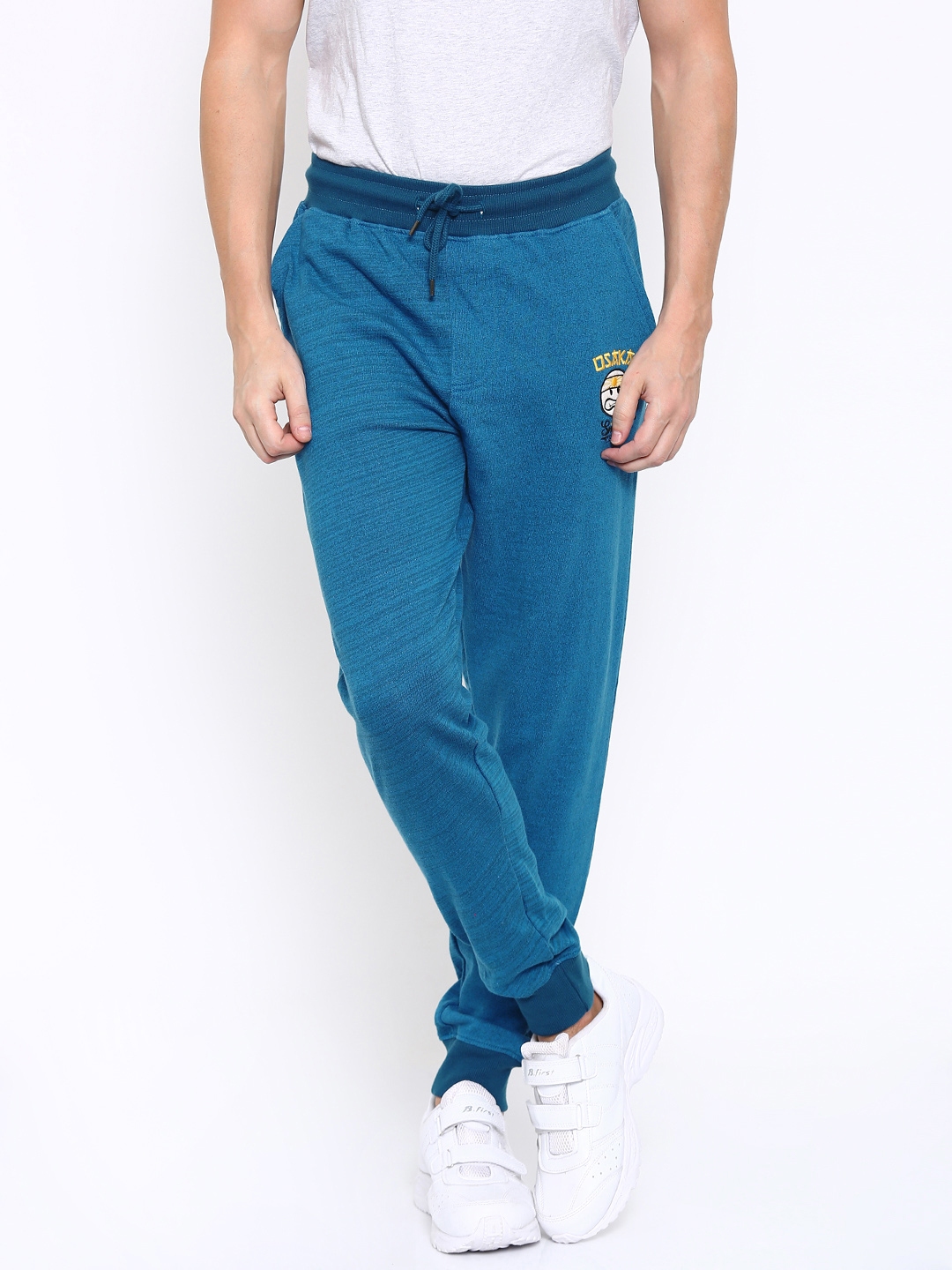 smiley world track pants