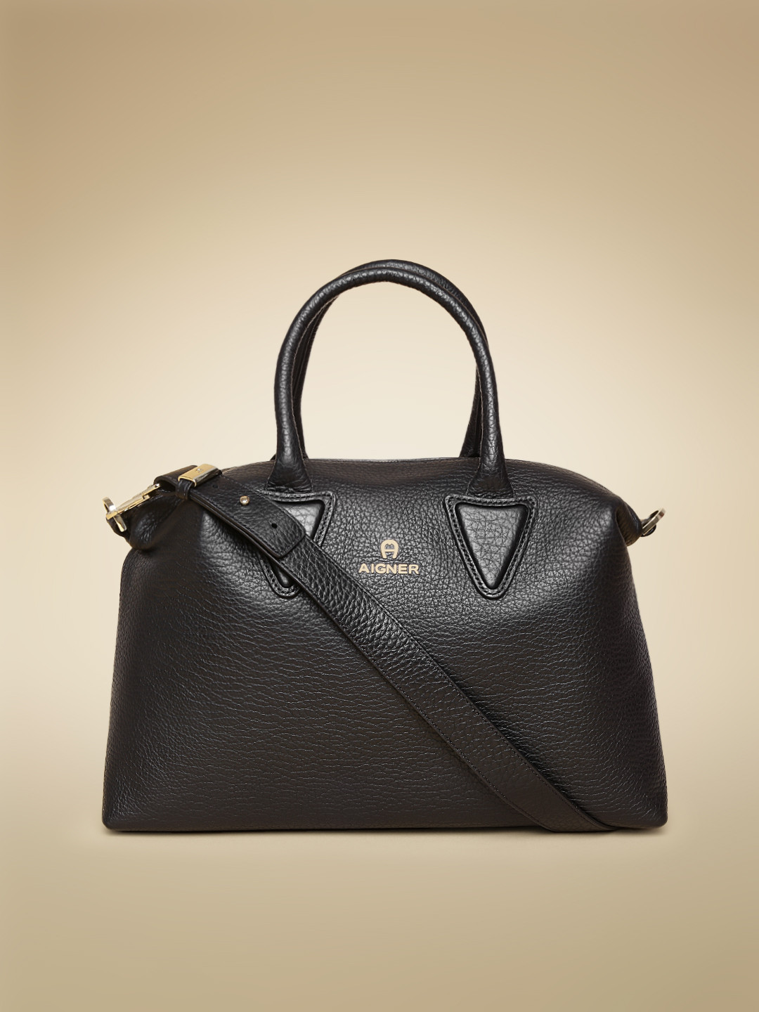 Buy AIGNER Women Black Solid Handheld Bag Handbags for Women 1553342 Myntra